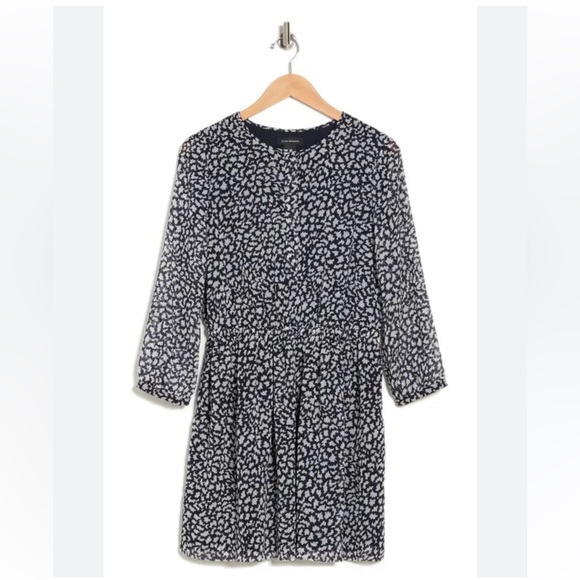 • Club Monaco • Women’s- Bishhuppe Dress In Navy Mix/ Bleu Marine Small - Picture 1 of 4